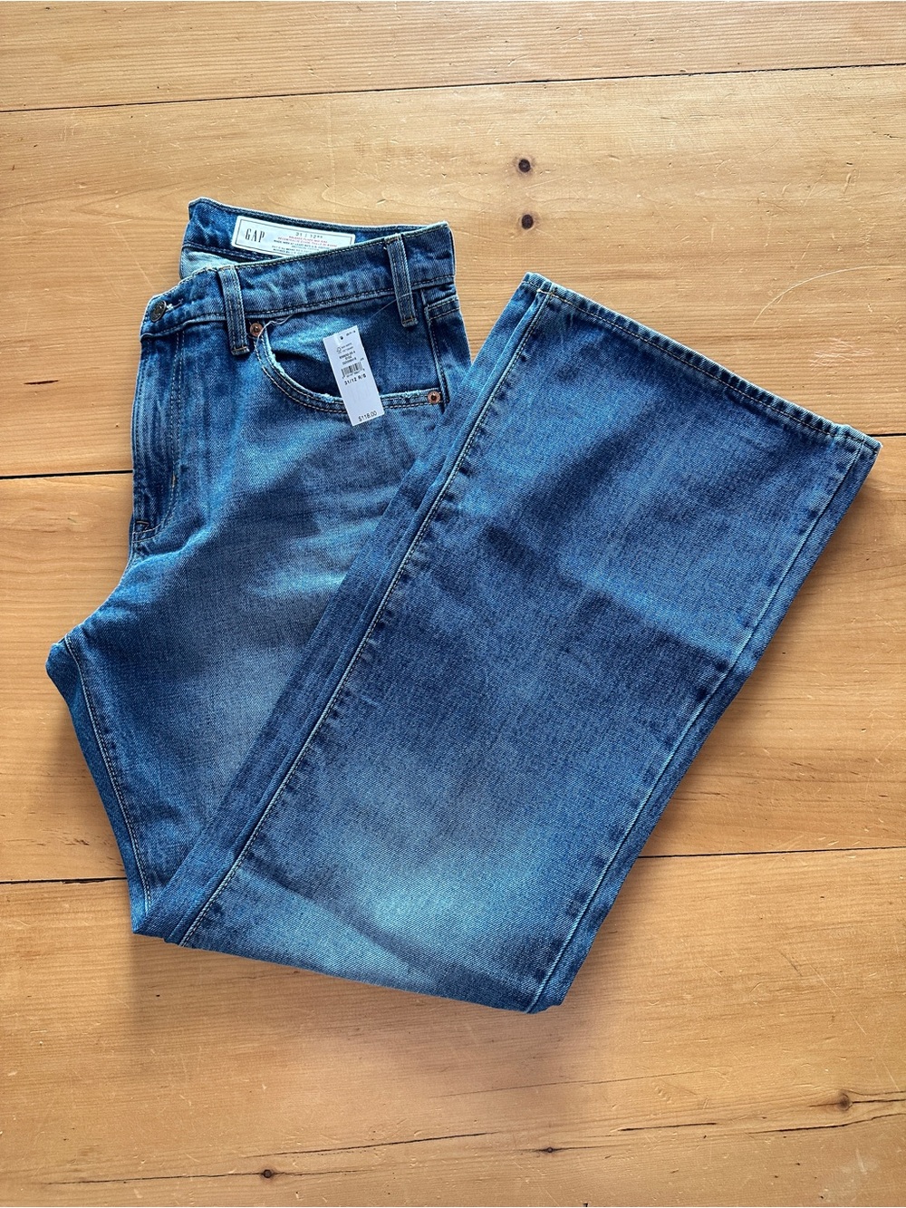 GAP Women’s Blue Boot-Leg Jeans NWT
